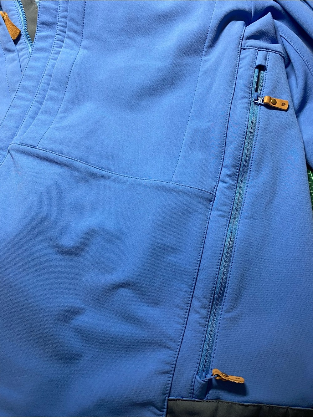 Men’s size L Fjallraven - Blue Hooded Waterproof Jacket - Picture 5 of 10